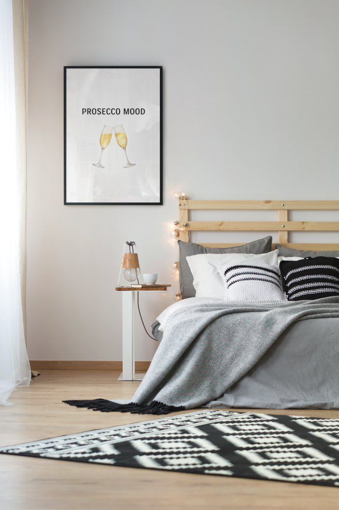 Plakat Motto, Prosecco mood wizualizacja 4rooms