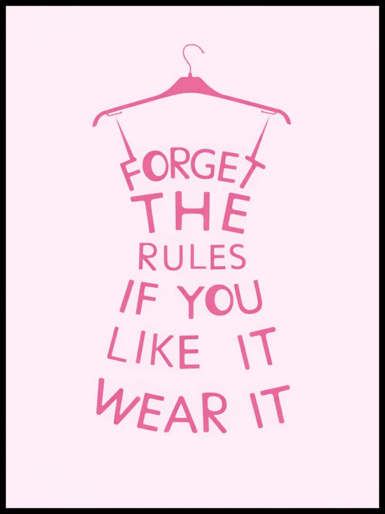 Plakat motto, Life is too short 4rooms