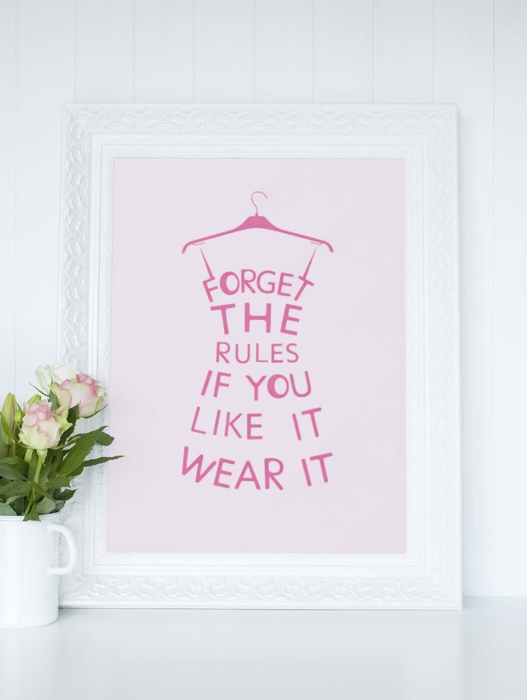 Plakat motto, Life is too short 4rooms