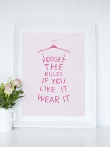 Plakat motto, Life is too short 4rooms