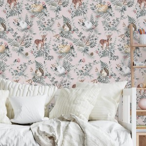 Tapeta, Woodland jasna 4rooms
