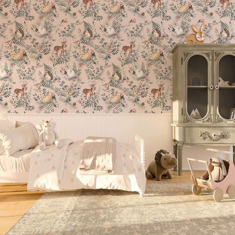 Tapeta, Woodland jasna 4rooms