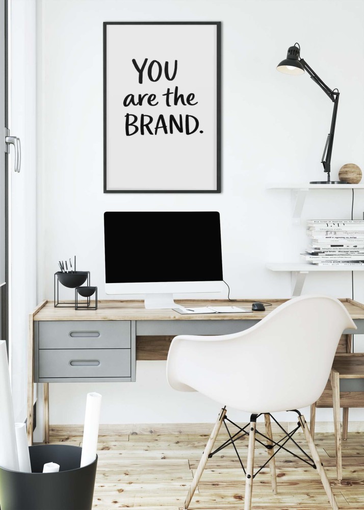 Plakat motto, You are the Brand 4rooms