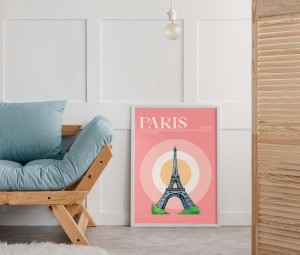 Plakat Paris – Wieża Eiffla | City of Love | 4rooms