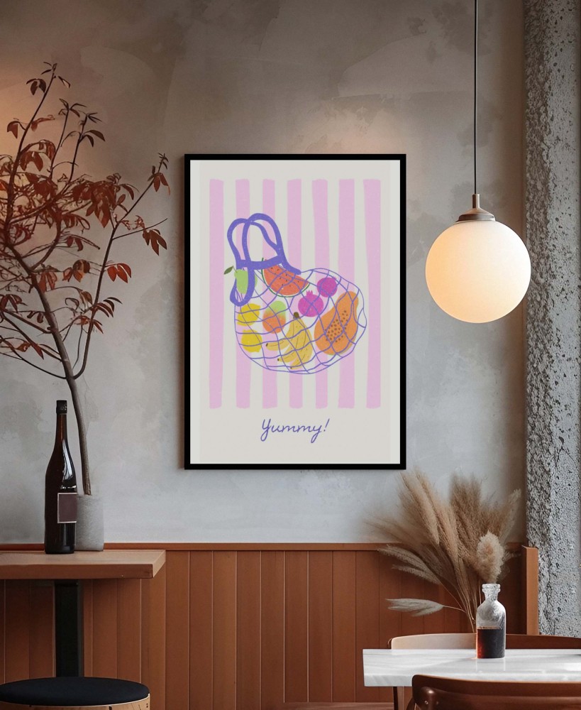 Plakat Yummy – Owoce Pastel | Kitchen Art | 4rooms