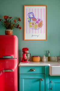 Plakat Yummy – Owoce Pastel | Kitchen Art | 4rooms