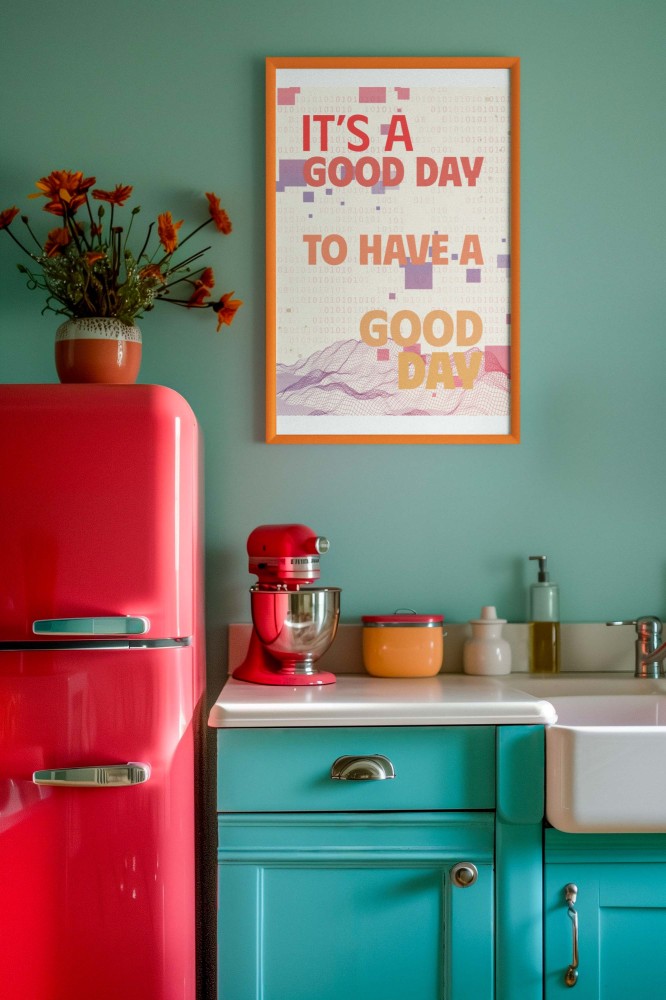 Plakat motywacyjny It’s a Good Day | Typograficzny plakat | 4rooms