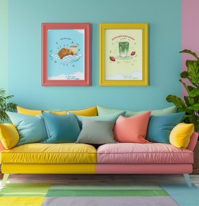 Plakat do kuchni i kawiarni, „Pretty Girls Drink Matcha”