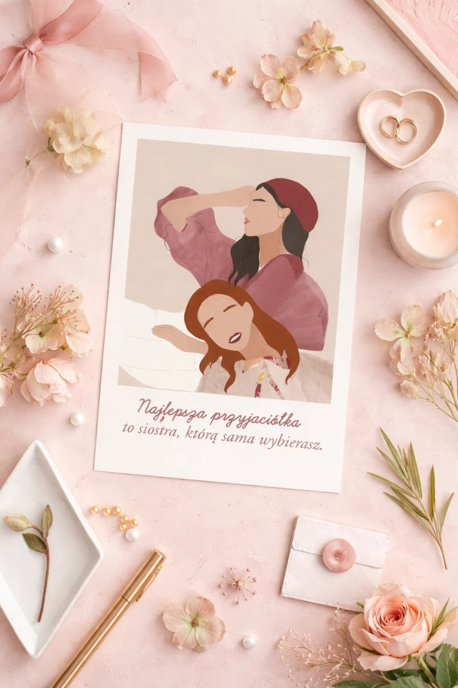 Plakat personalizowany - Prezent dla przyjaciółki