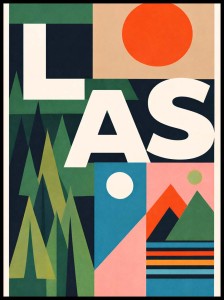 Plakat, Polskie Regiony retro - Las