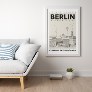 Plakat, Berlin - retro