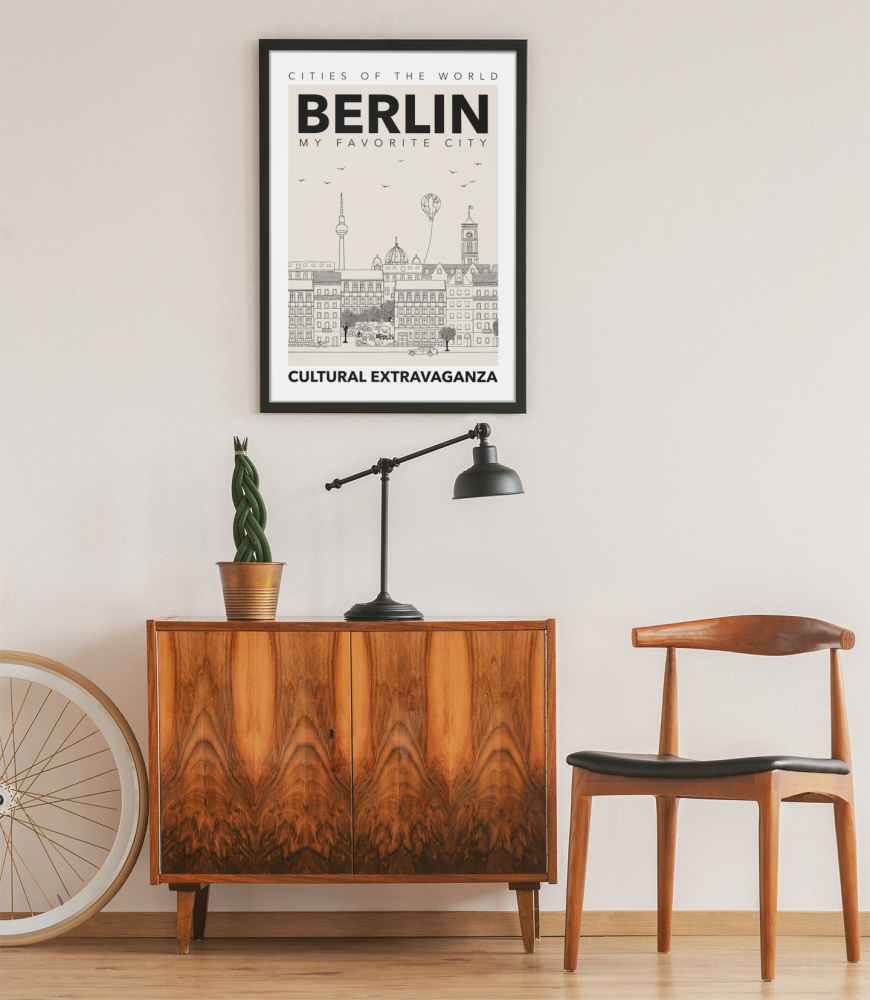 Plakat, Berlin - retro