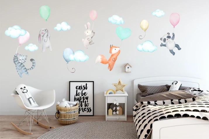 naklejka-scienna-dla-dzieci-balony-chmurki-9747.webp