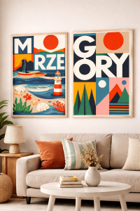 Plakat, Polskie Regiony retro - Morze no.3