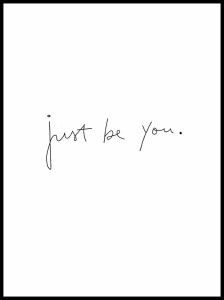 Plakat typograficzny, Be you