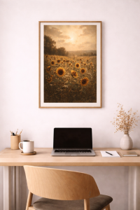 Plakat „Pole słoneczników” 4rooms