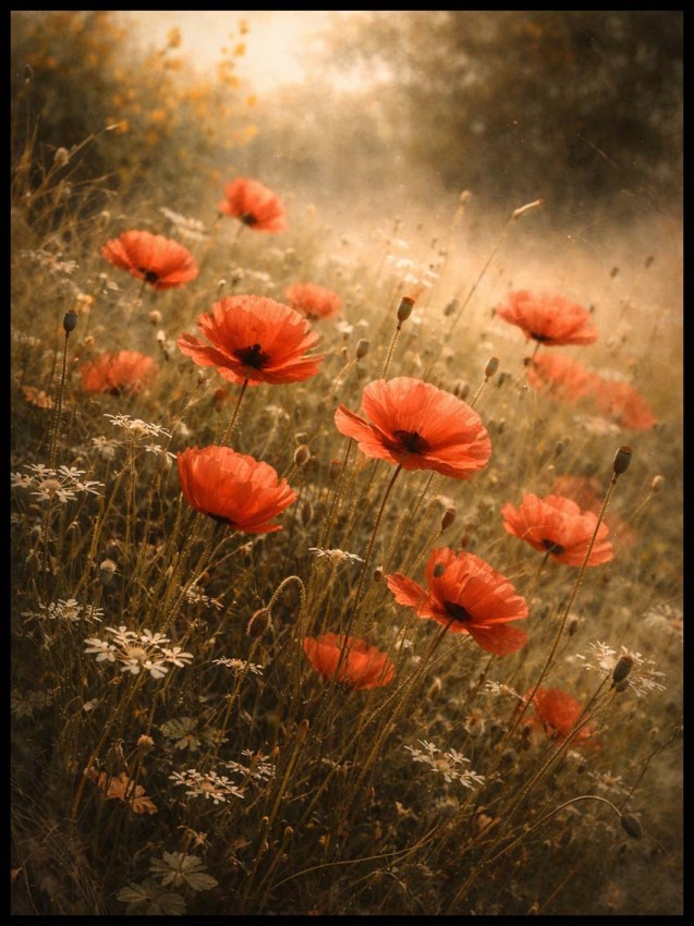 Plakat „Pole maków”