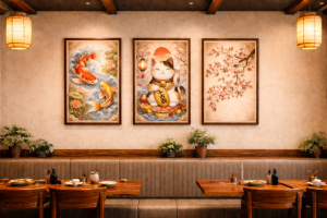 Plakat, Japonia Ryby Koi 4rooms