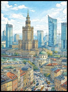 Plakat, Warszawa w stylu industrialnym