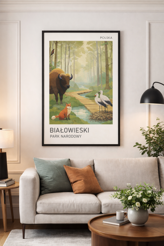 Plakat, Białowieski Park Narodowy 4rooms