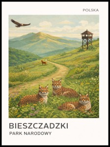Plakat, Bieszczadzki Park Narodowy 4rooms