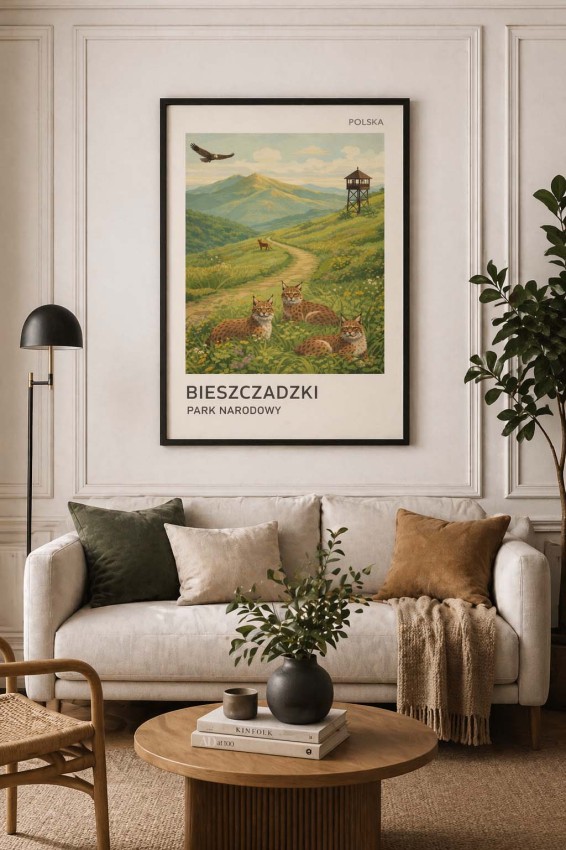 Plakat, Bieszczadzki Park Narodowy 4rooms