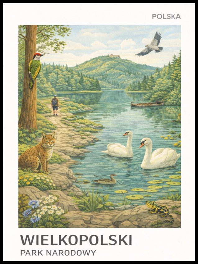 Plakat, Wielkopolski Park Narodowy 4rooms