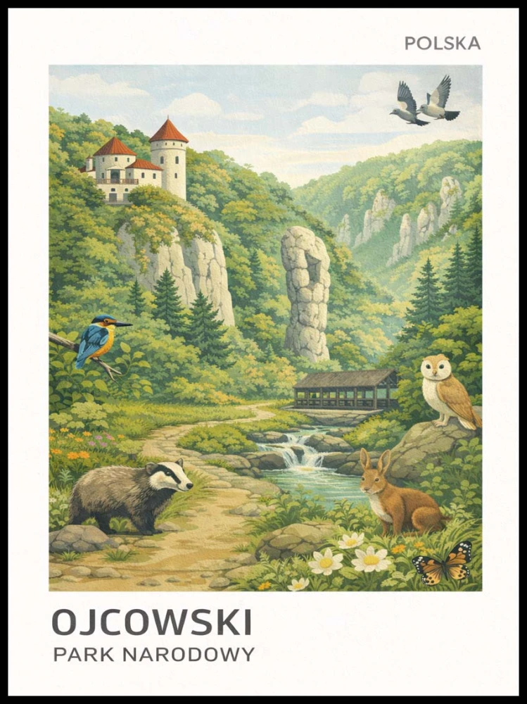 Plakat, Ojcowski Park Narodowy 4rooms