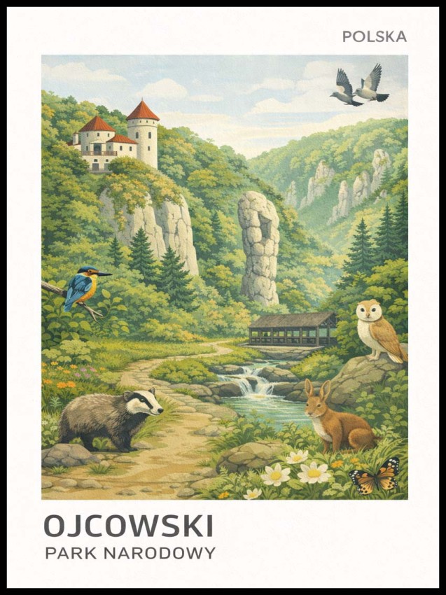 Plakat, Ojcowski Park Narodowy 4rooms