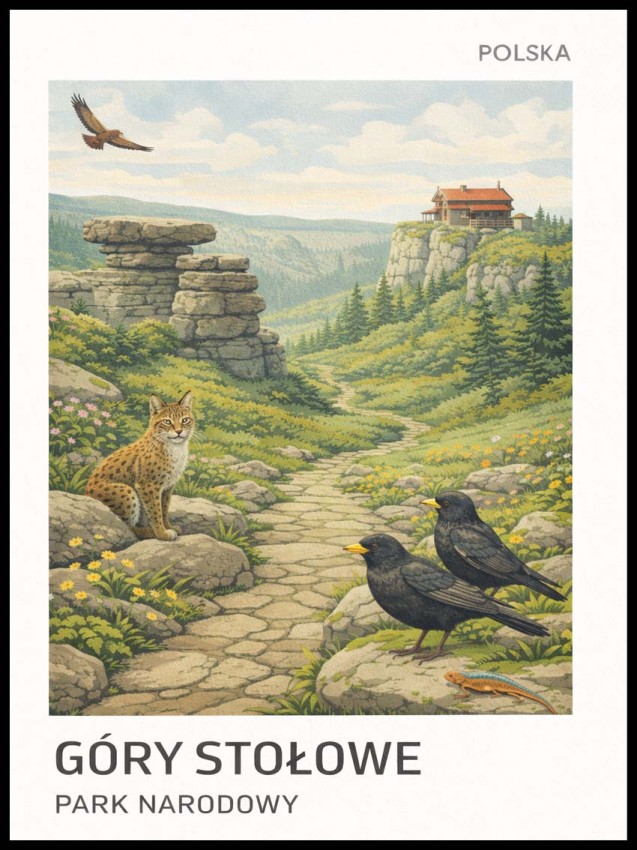 Plakat, Góry Stołowe 4rooms