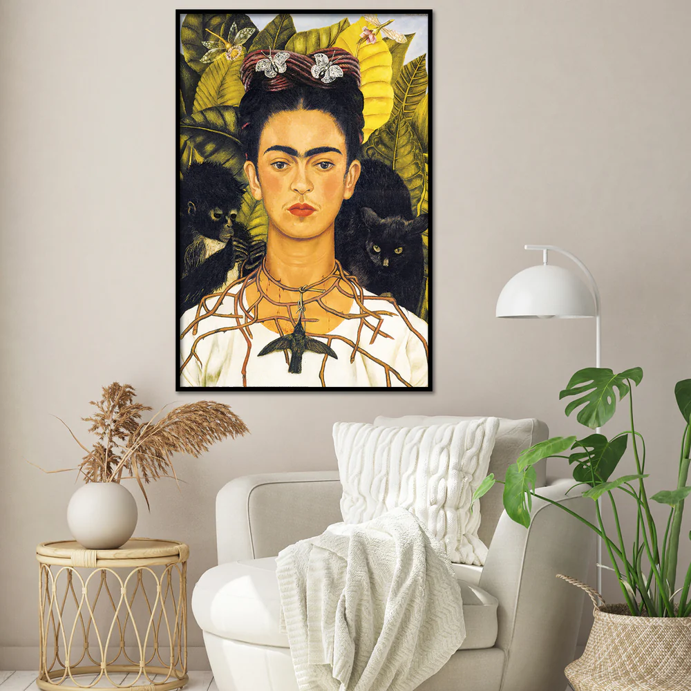 Plakat, Frida Kahlo naszyjnik