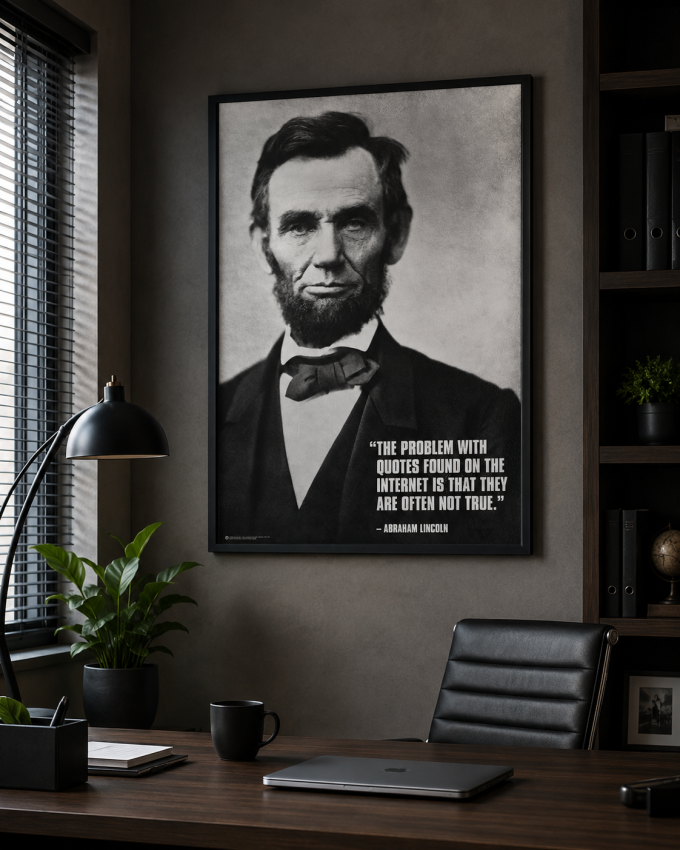 Plakat, Abraham Linclon