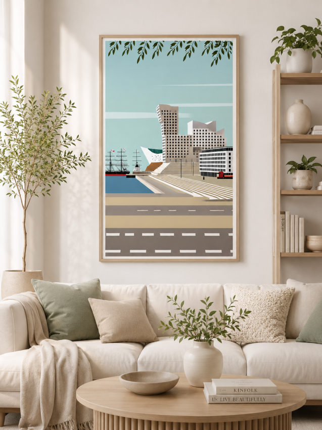 Plakat, Gdynia Port- architektura 4rooms