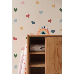 Tapeta, Kolorowe serca 4rooms