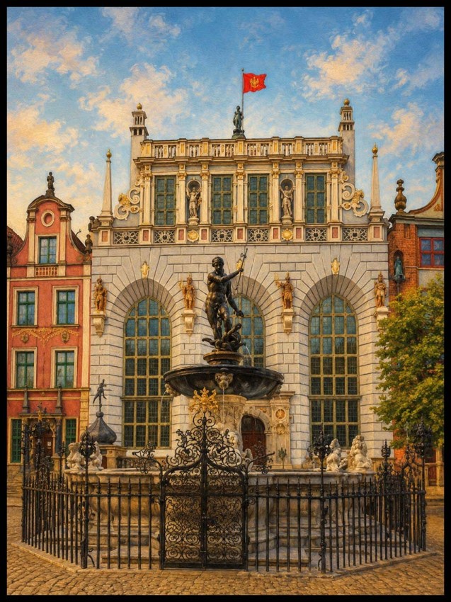 Plakat, Gdańsk - Neptun