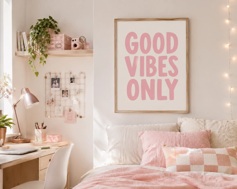 Plakat napis, Good Vibes Only