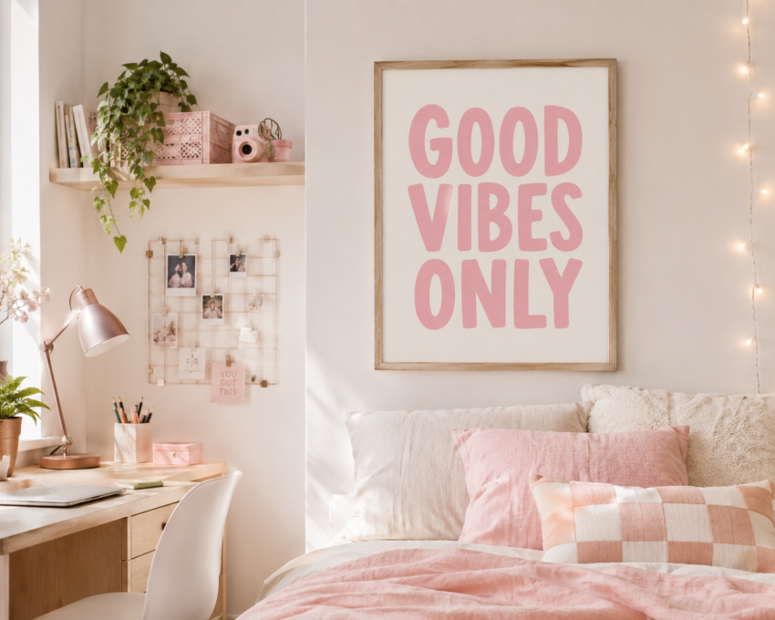 Plakat napis, Good Vibes Only