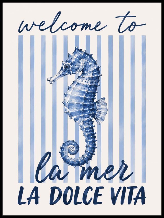 Plakat w stylu włoskim, La Mer