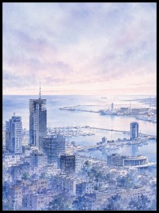 Plakat, Gdynia pastelowa 4rooms