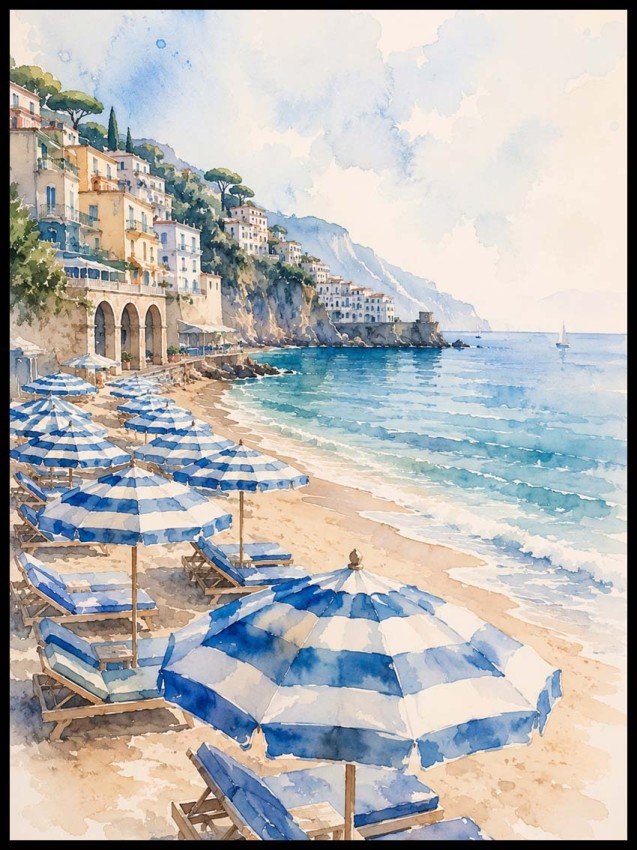 Włoska plaża w Amalfi.jpg