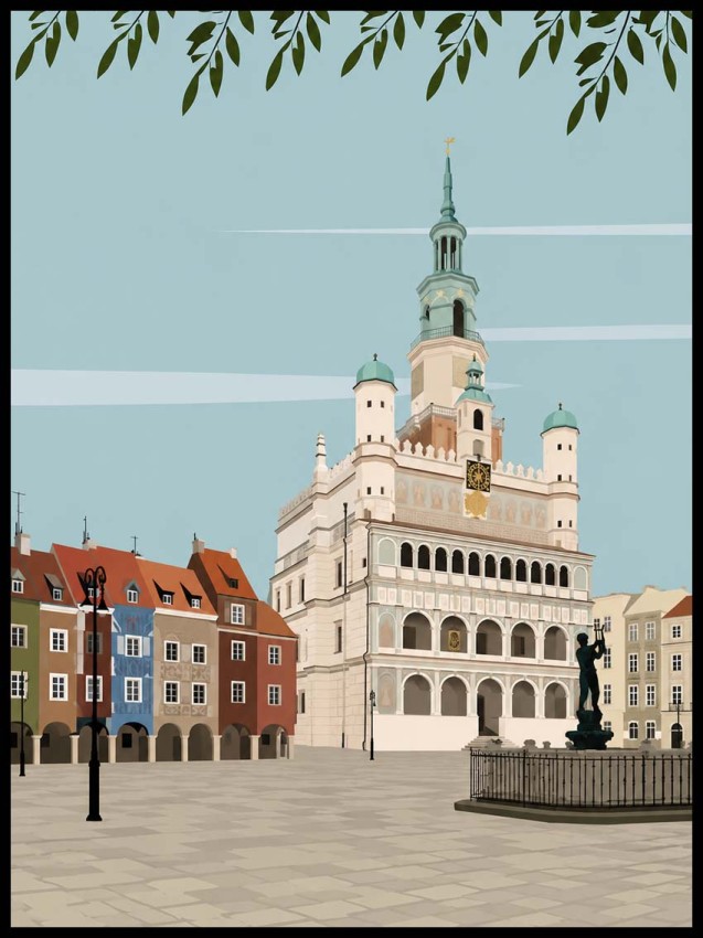 Plakat, Poznań – Ratusz na Starym Rynku architektura