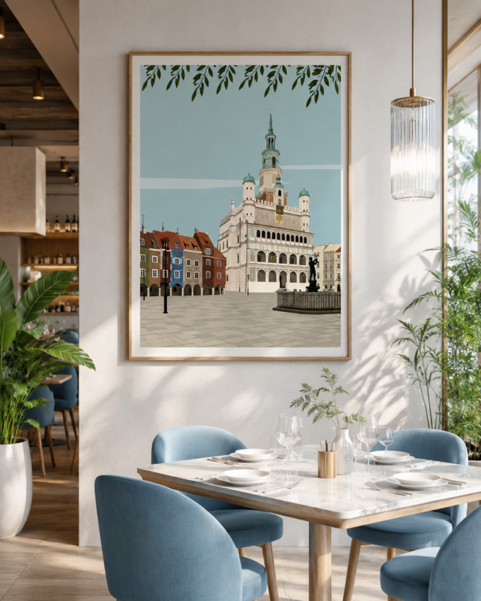 Plakat, Poznań – Ratusz na Starym Rynku architektura