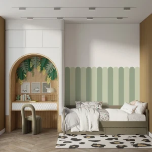 Naklejka, Lamperia zielone pasy 4rooms