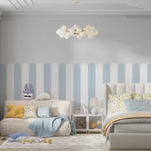 Naklejka, Lamperia błękitne pasy 4rooms