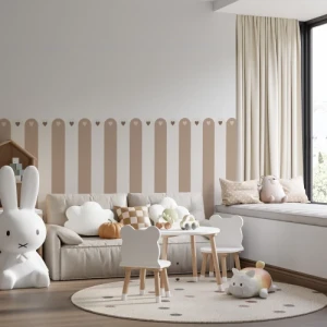Naklejka, Lamperia beżowe pasy 4rooms