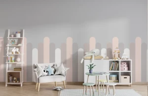 Naklejka, Lamperia pastelowe pasy nieregularne 4rooms