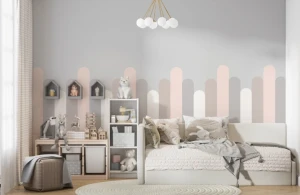 Naklejka, Lamperia pastelowe pasy nieregularne 4rooms