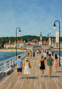 Plakat, Sopot - Molo no.2