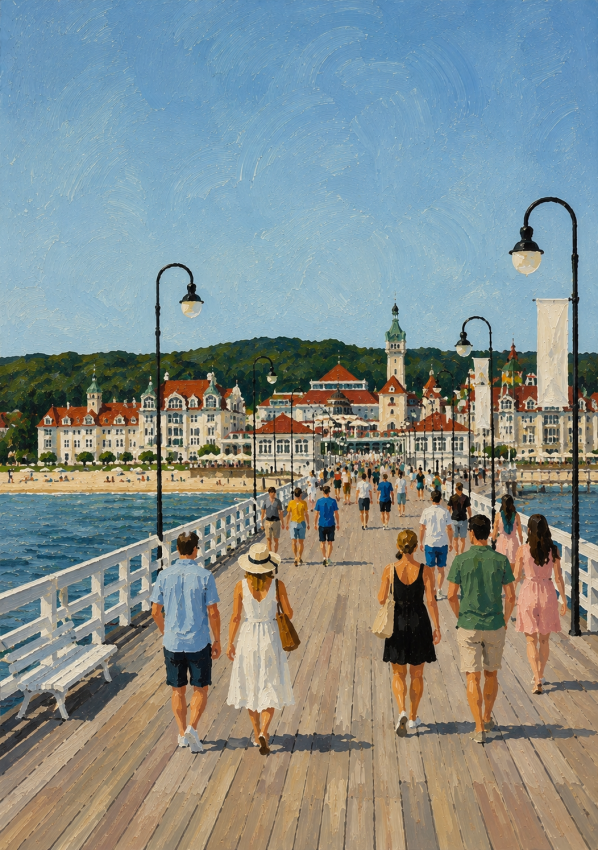 Plakat, Sopot - Molo no.2