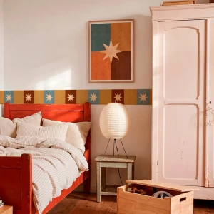 Border odobny na ścianę, gwiazdki 4rooms